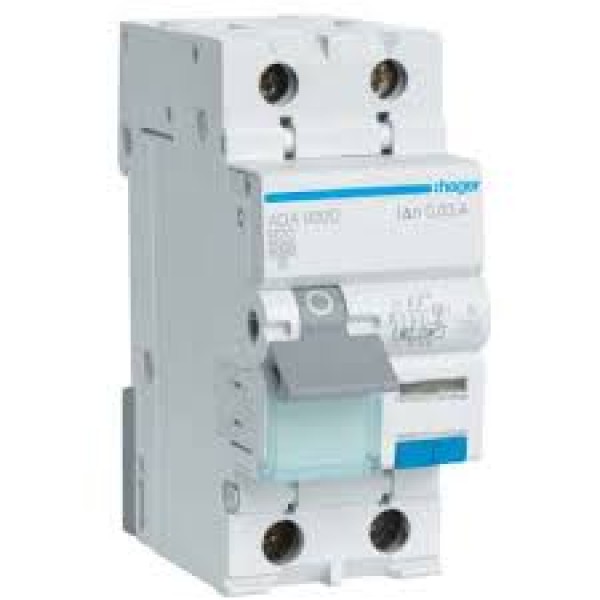 Дифференциальный автомат 20/1N/B/003 тип A (6kA) Hager