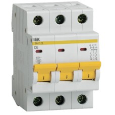 Автомат  3п  6А (C) (ВА 47- 29) ИЭК