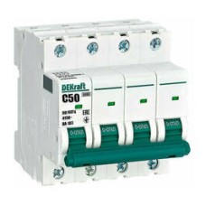 Авт. выкл. ВА103-4P-050A-C 6кА