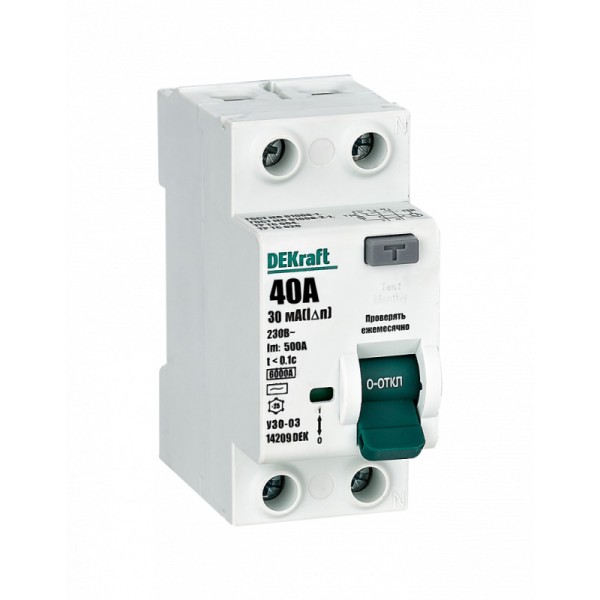 УЗО 03-6кА-2P-040А-030-AC