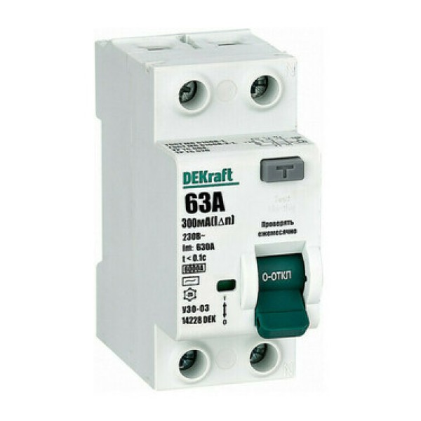 УЗО 03-6кА-2P-063А-300-AC