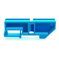 32251DEK Изолятор для установки нулевой шины на дин-р (синий) НОЛЬ крепление центр