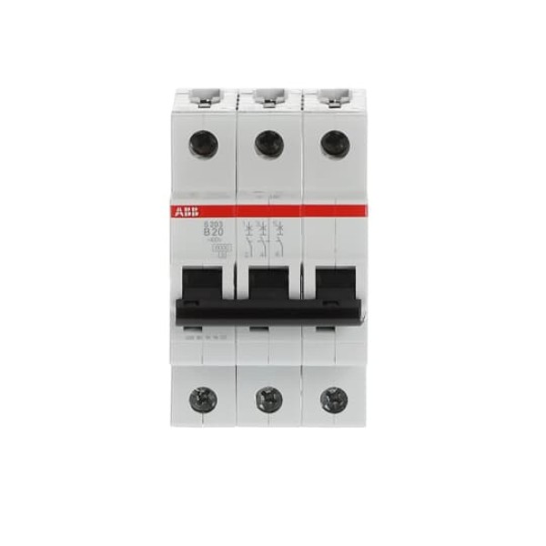 Авт. выключатель S203-B20, 3P B 20A Icu=10kA 3M