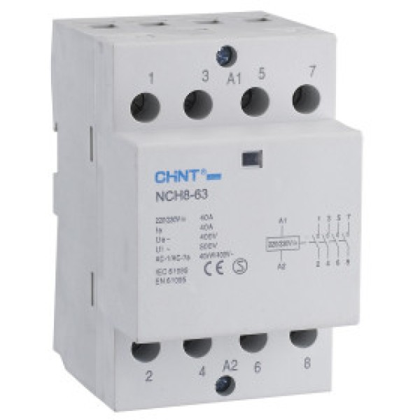 Контактор модульный NCH8-40/40 40A 4НО AC220/230В, 50Гц (R)