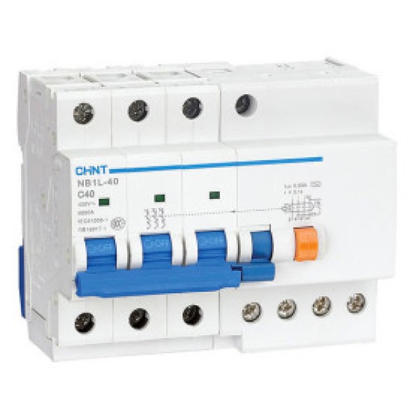 Диф. авт. выкл. NB310L 3P+N 16A 30mA, тип A, х-ка C, 6kA (R)