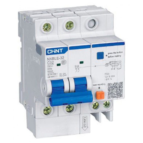 Диф. авт. выкл. NXBLE-32 3P+N C16 30mA тип AC 6kA (R)
