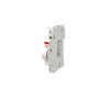 Блок-контакт вспом. S2C-H6R (1CO) для S200 F200 DS201 DS202/DS204, 2A-230VAC14 1A-220VDC12 0.5M монтаж справа