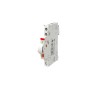 Блок-контакт универсальный S2C-S/H6R (1COвспом./авар.) для S200 F200 DS201 DS202/DS204, 2A-230VAC14 1A-220VDC12 0.5M монтаж справа