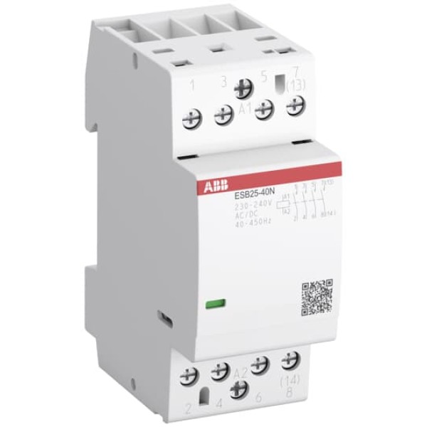 Контактор модульный ESB25-22N-01, 25A, 2NO+2NC, 24VAC/DC, 2M