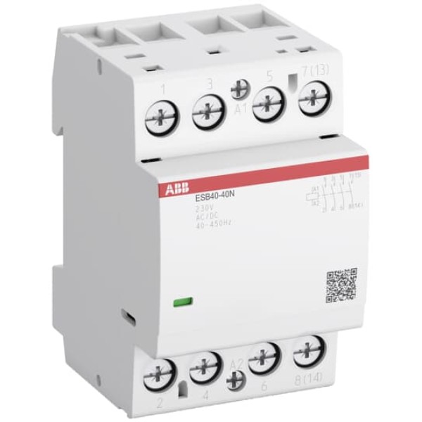 Контактор модульный ESB40-31N-01, 40A, 3NO+1NC, 24VAC/DC, 3M