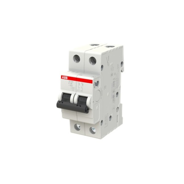 Авт. выключатель SH202-C25, 2P, 25А, хар-ка C, 6kA