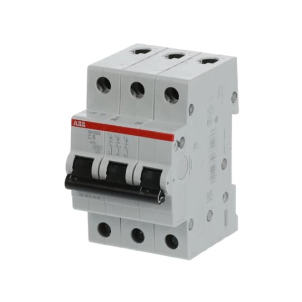 Авт. выключатель SH203-C6, 3P, 6А, хар-ка C, 6kA