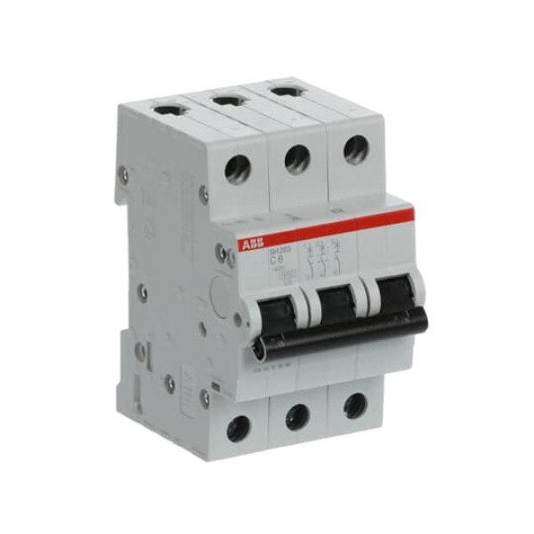 Авт. выключатель SH203-C6, 3P, 6А, хар-ка C, 6kA