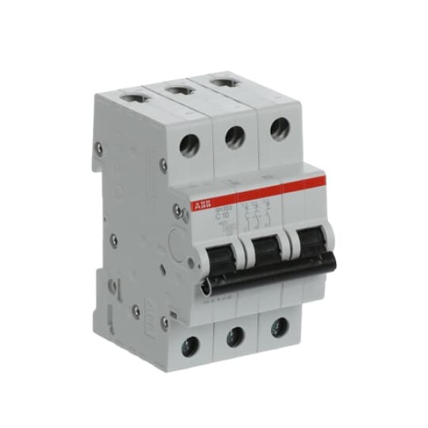 Авт. выключатель SH203-C10, 3P, 10А, хар-ка C, 6kA