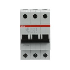 Авт. выключатель SH203-C20, 3P, 20А, хар-ка C, 6kA