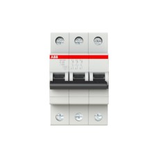Авт. выключатель SH203-C25, 3P, 25А, хар-ка C, 6kA