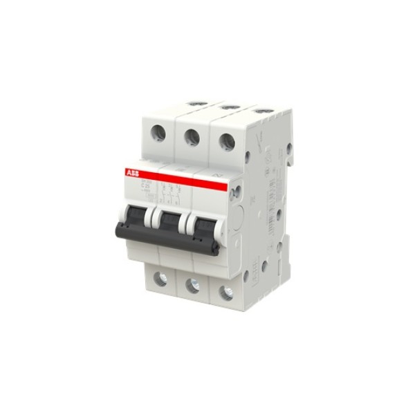 Авт. выключатель SH203-C25, 3P, 25А, хар-ка C, 6kA