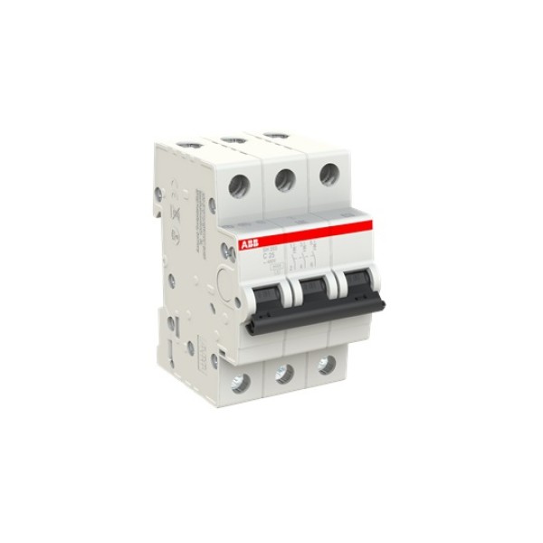 Авт. выключатель SH203-C25, 3P, 25А, хар-ка C, 6kA