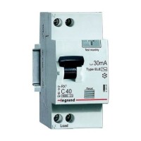 Дифф. авт. выключатель Legrand RX3, электронный, 1P+N, 20A, хар-ка C, 6kA, 30mA, тип AC, 2M