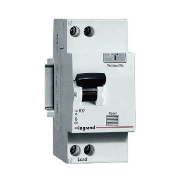 Дифф. авт. выключатель Legrand RX3, электронный, 1P+N, 40A, хар-ка C, 6kA, 30mA, тип AC, 2M