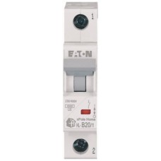 Автоматический выключатель EATON HL-B20/1, 1P, 20A, хар-ка B, 4.5kA, 1M