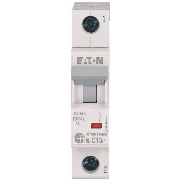 Автоматический выключатель EATON HL 1P 13A, тип С, 4,5кА 194730
