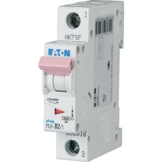 Авт. выключатель PL6-C16/1, 1P, 16A, хар-ка C, 6kA, 1M