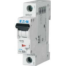 Авт. выключатель PL6-C25/1, 1P, 25A, хар-ка C, 6kA, 1M