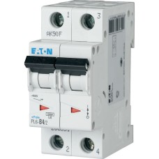 Авт. выключатель PL6-C4/2, 2P, 4A, хар-ка C, 6kA, 2M