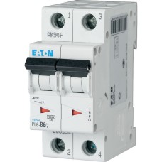 Авт. выключатель PL6-C6/2, 2P, 6A, хар-ка C, 6kA, 2M