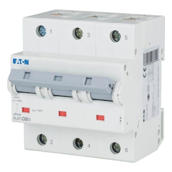 Авт. выключатель PLHT-C80/3, 3P, 80A, хар-ка C, 20kA, 4.5M