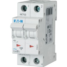 Авт. выключатель PLSM-B1/2, 2P, 1A, хар-ка B, 10kA, 2M