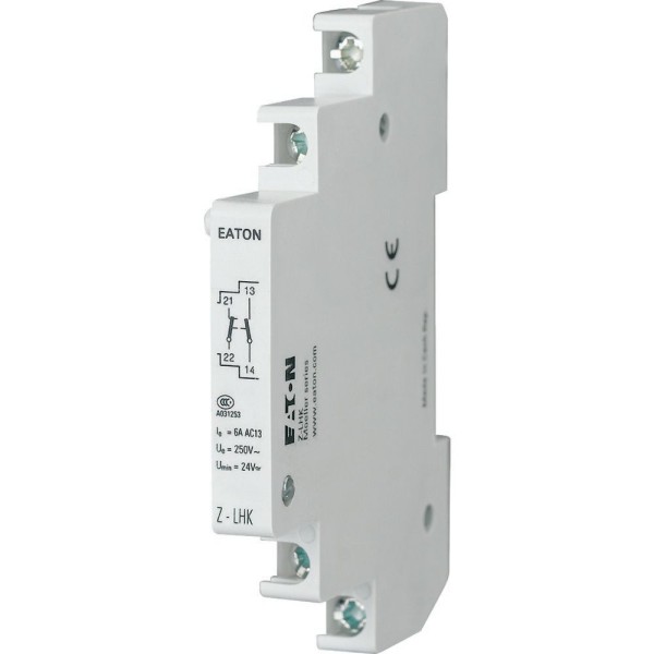 Блок-контакт вспом. Z-LHK, 1NO+1NC, 8A(250VAC), для PLHT, 0.5M