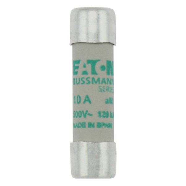 Вставка плавкая цилиндр., 10A, 500VAC, 10x38mm, тип aM