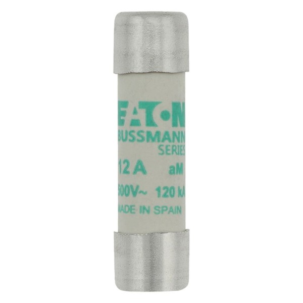 Вставка плавкая цилиндр., 12A, 500VAC, 10x38mm, тип aM