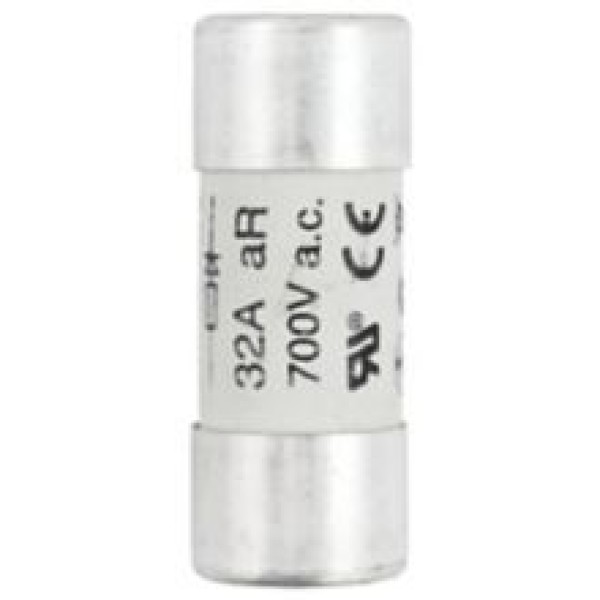 Вставка плавкая цилиндр., 32A, 200kA(700VAC-UL)/50kA(700VDC-UL), 22x58mm, тип aR