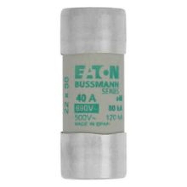 Вставка плавкая цилиндр., 40A, 690VAC, 22x58mm, тип aM