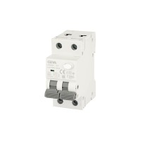 Дифф. авт. выключатель GYR9NM-C25-30mA, 1P+N, 25A, хар-ка C, 6 kA, 30mA, тип AC, 2M