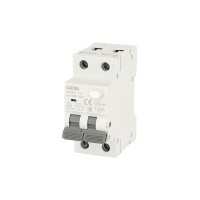 Дифф. авт. выключатель GYR9NM-C32-30mA, 1P+N, 32A, хар-ка C, 6 kA, 30mA, тип AC, 2M