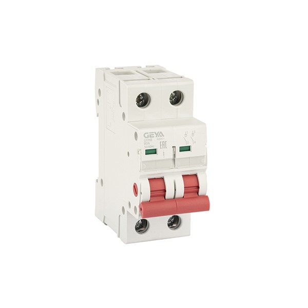 Выключатель нагрузки GYH8-2P-80, 2P, 80A, 12kA, 2M