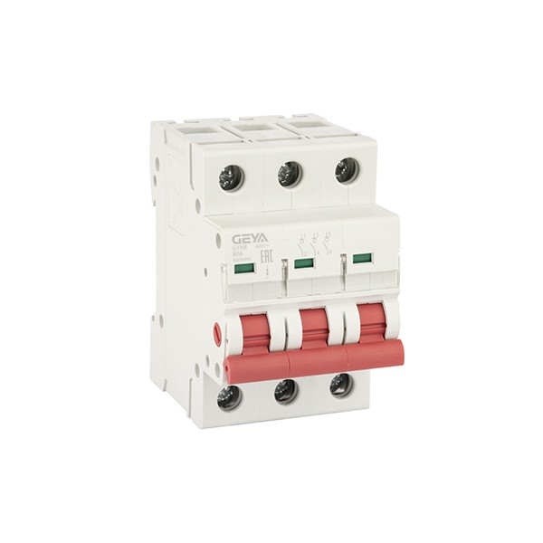 Выключатель нагрузки GYH8-3P-80, 3P, 80A, 12kA, 3M