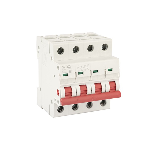 Выключатель нагрузки GYH8-4P-100, 4P, 100A, 12kA, 4M