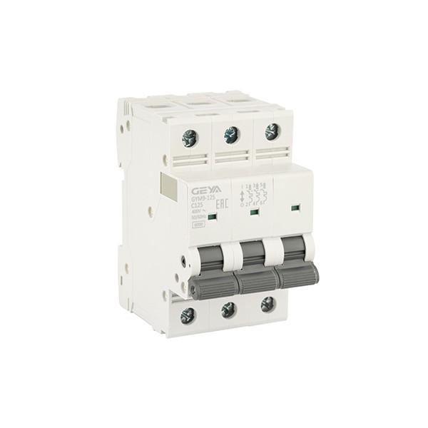 Авт. выключатель GYM9-125-3P-125C, 3P, 125A, хар-ка C, 6kA, 3M