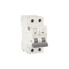 Авт. выключатель GYM9-2P-25D, 2P, 25A, хар-ка D, 6kA, 2M