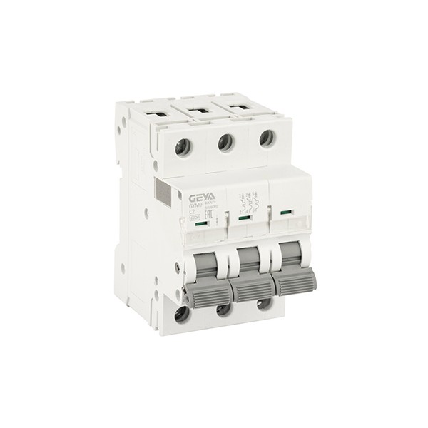 Авт. выключатель GYM9-3P-2C, 3P, 2A, хар-ка C, 6kA, 3M