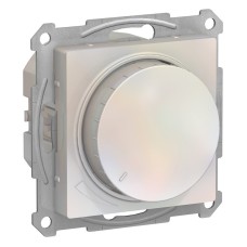 СВЕТОРЕГУЛЯТОР (диммер) повор-нажим, LED, RC, 400Вт, мех., ЖЕМЧУГ