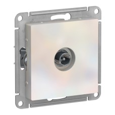ATLASDESIGN TV РОЗЕТКА проходная 4DB, механизм, ЖЕМЧУГ