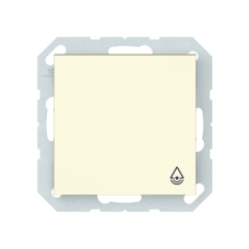 Кнопка IP44 без рамки, слоновая кость