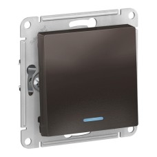 ATLASDESIGN 1-клавишный ВЫКЛЮЧАТЕЛЬ с подсветкой, сх.1а, 10АХ, механизм, МОККО