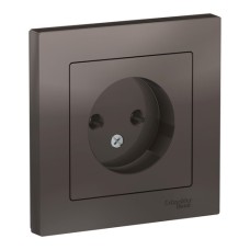 ATLASDESIGN РОЗЕТКА без заземления, 16А, в сборе, МОККО